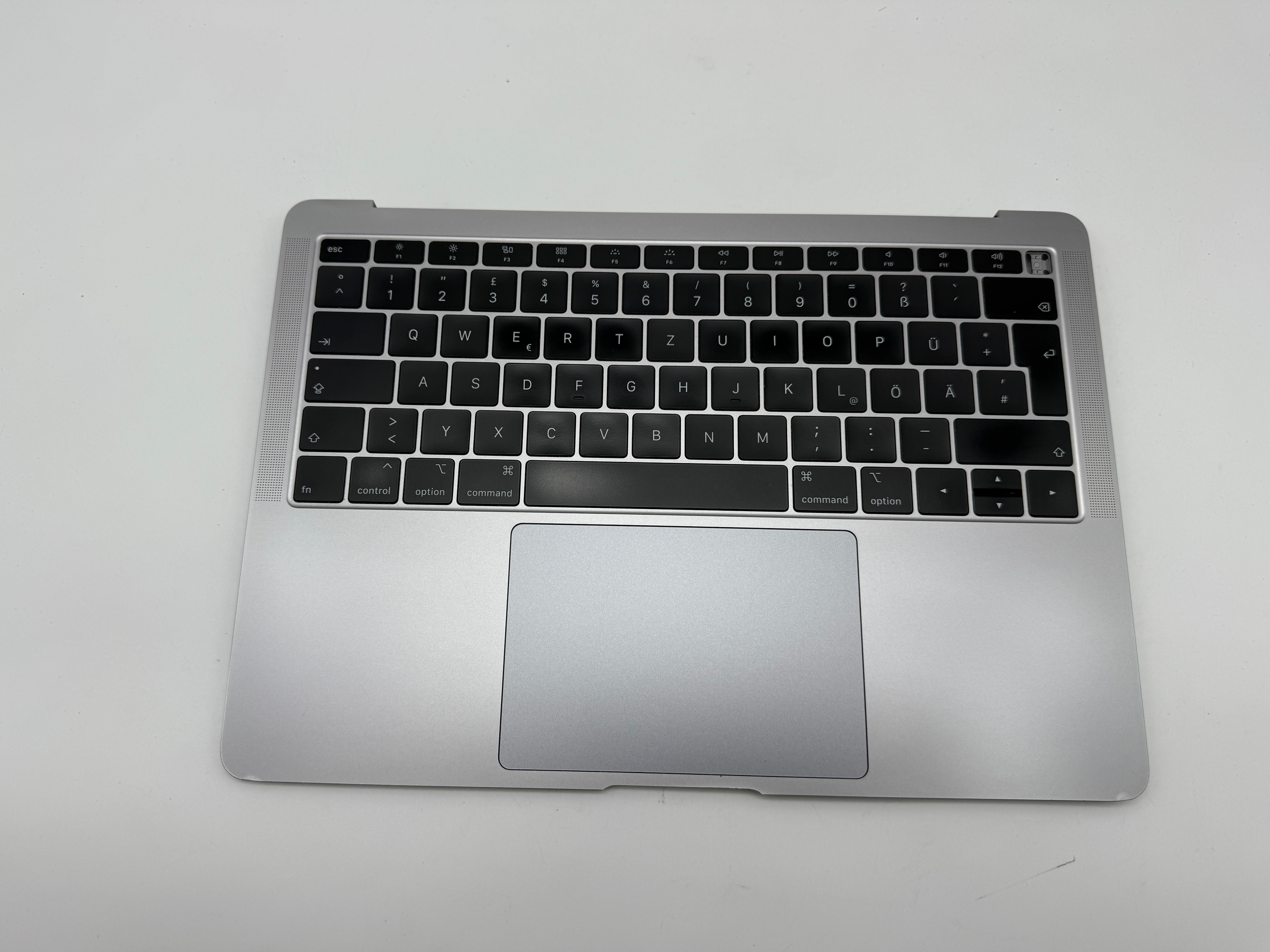Macbook Air 13" 2018 2019 A1932 Topcase QWERTZ Trackpad Tastatur Grau #T826