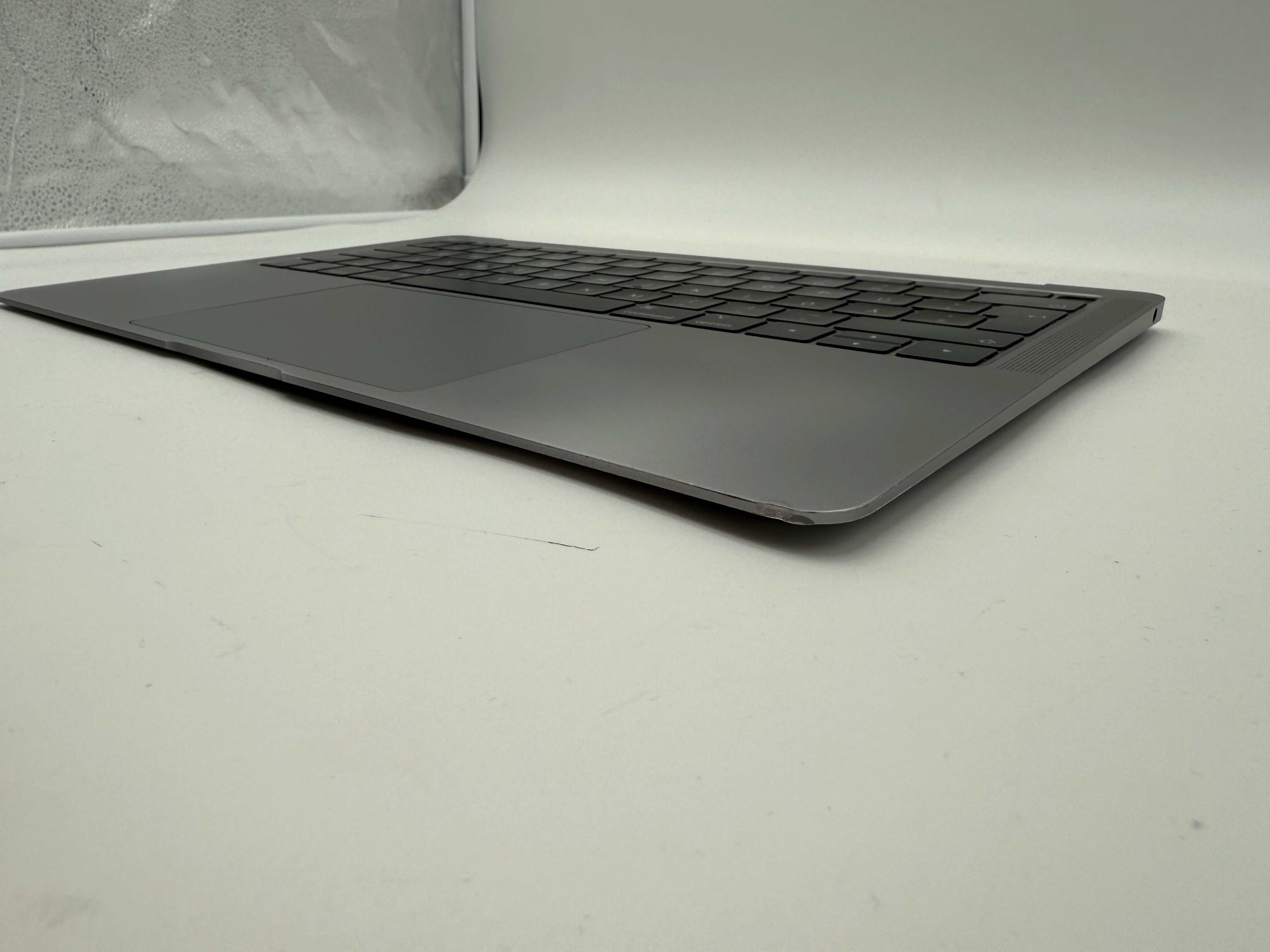 Macbook Air 13" 2018 2019 A1932 Topcase QWERTZ Trackpad Tastatur Grau #T826