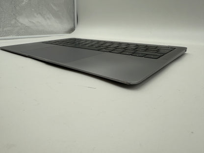 Macbook Air 13" 2018 2019 A1932 Topcase QWERTZ Trackpad Tastatur Grau #T826