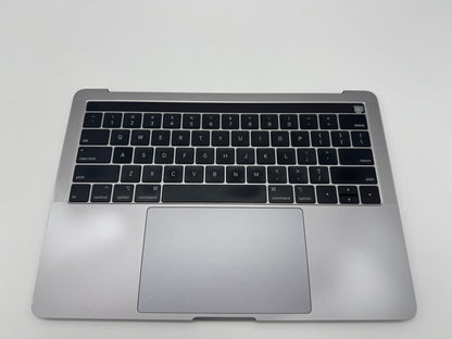 Macbook Pro 13" A1989 2018 2019 Topcase Tastatur QWERTY Trackpad Spacegrau #T647