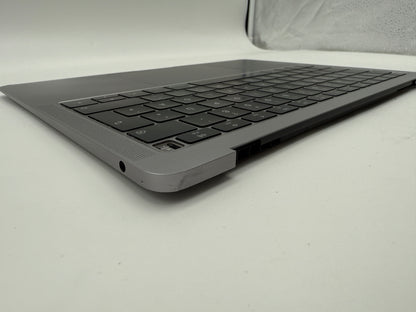 Macbook Air 13" 2018 2019 A1932 Topcase QWERTZ Trackpad Tastatur Grau #T826