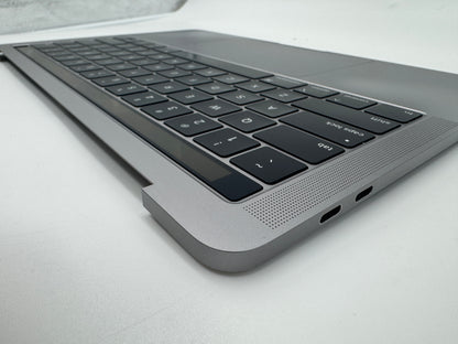 Macbook Pro 13" A1989 2018 2019 Topcase Tastatur QWERTY Trackpad Spacegrau #T647