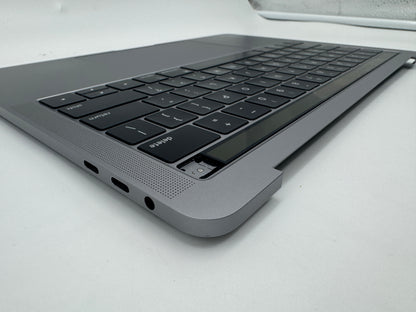 Macbook Pro 13" A1989 2018 2019 Topcase Tastatur QWERTY Trackpad Spacegrau #T648