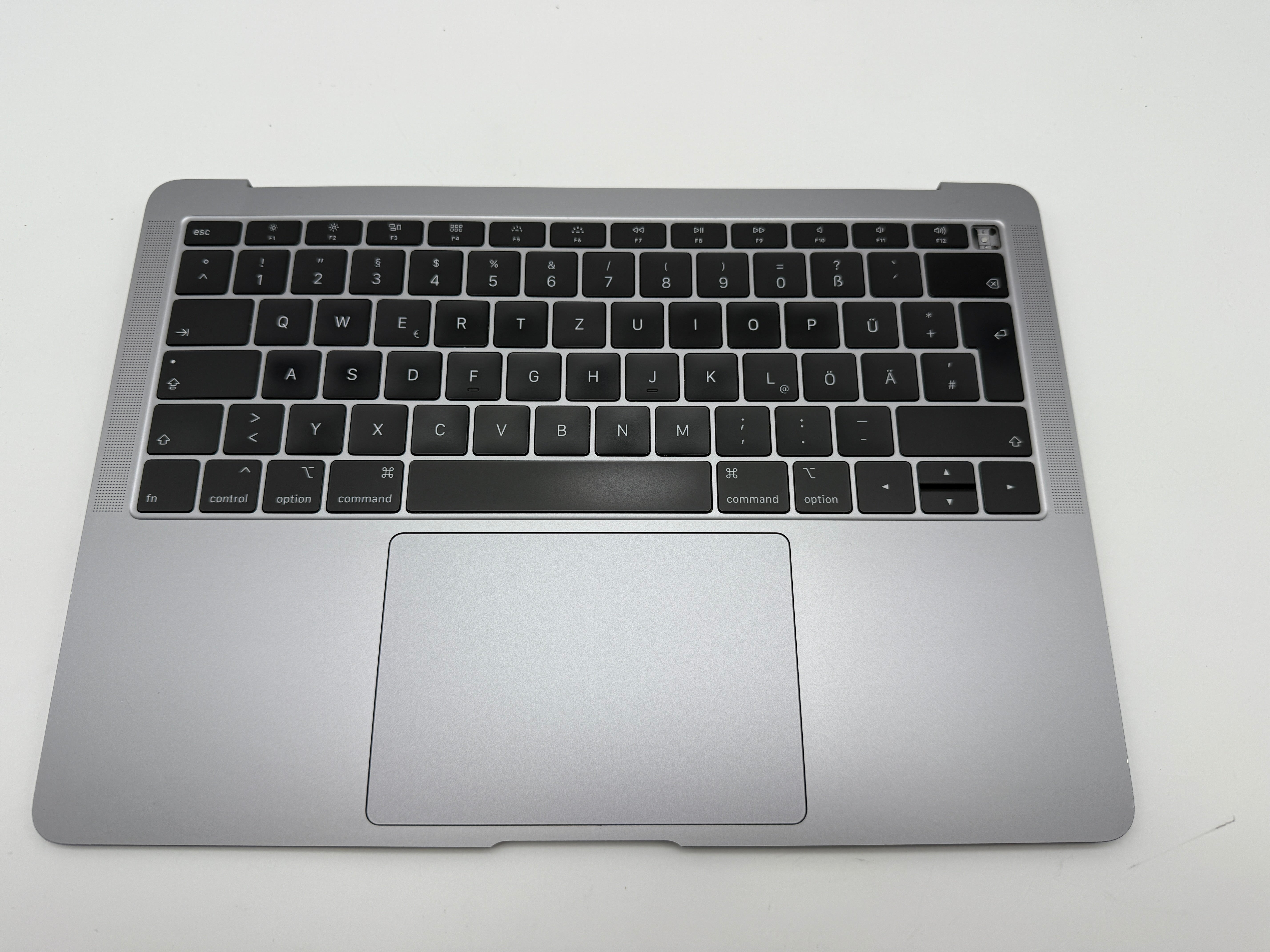 Macbook Air 13" 2018 2019 A1932 Topcase QWERTZ Trackpad Tastatur Grau #T831