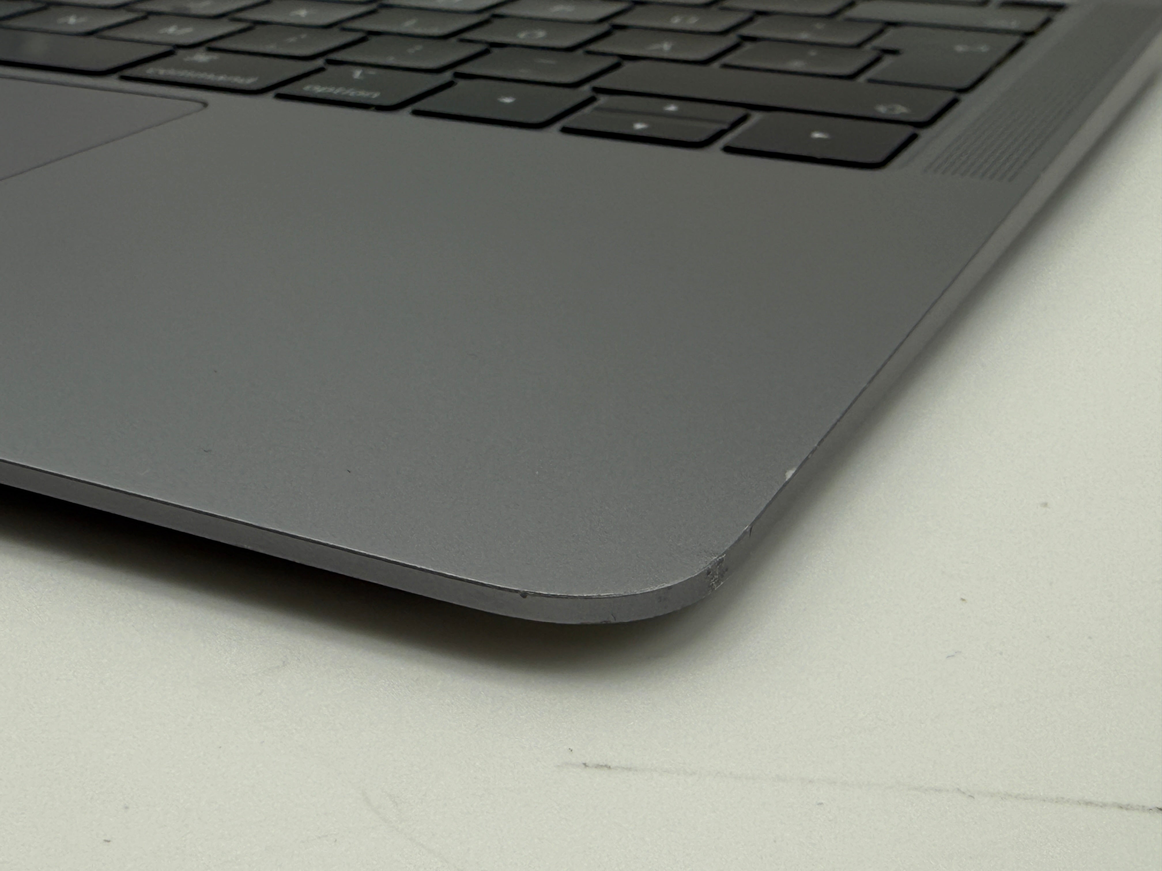 Macbook Air 13" 2018 2019 A1932 Topcase QWERTZ Trackpad Tastatur Grau #T831