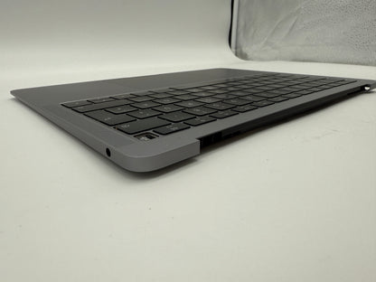 Macbook Air 13" 2018 2019 A1932 Topcase QWERTZ Trackpad Tastatur Grau #T831