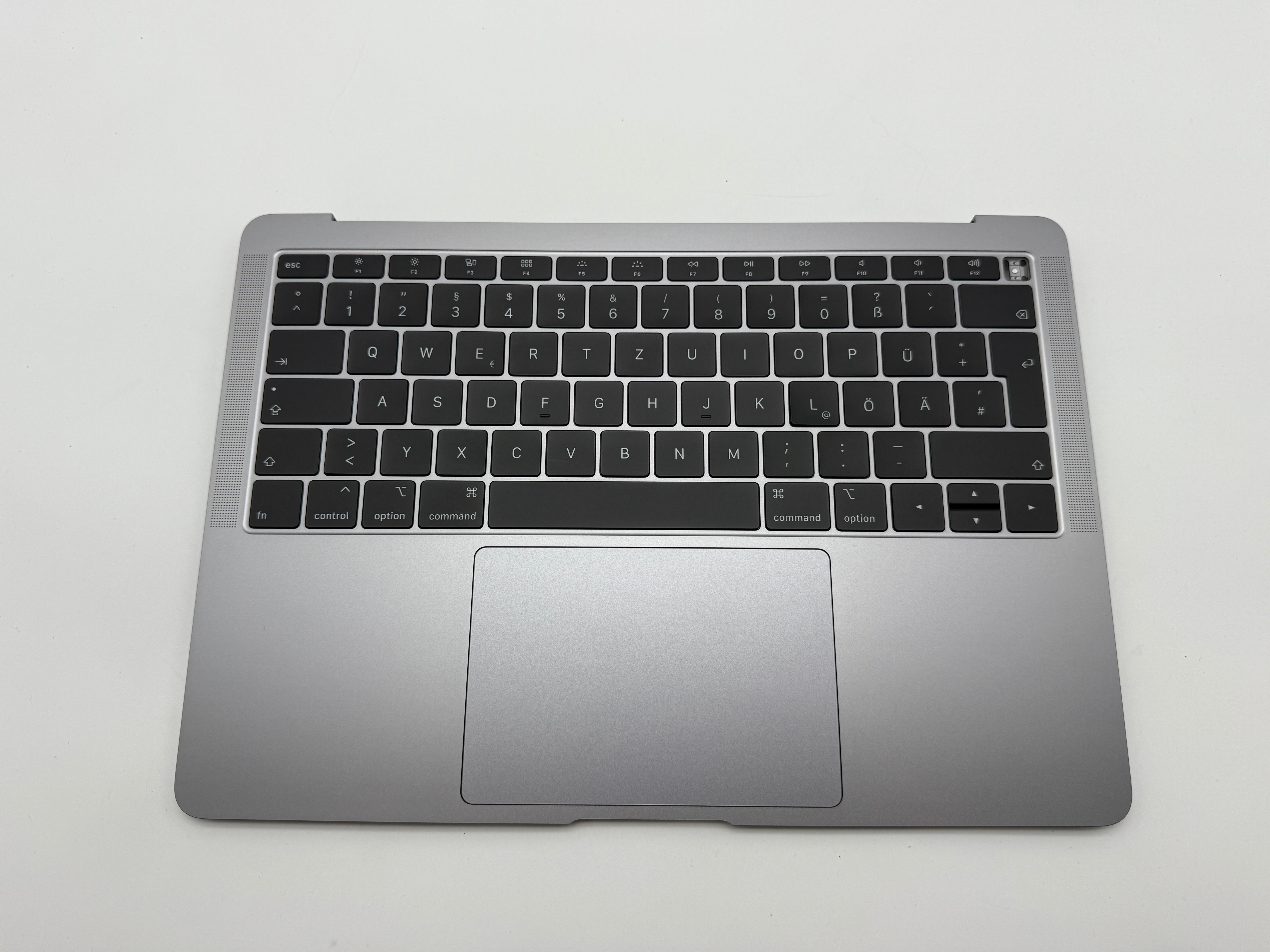 Macbook Air 13" 2018 2019 A1932 Topcase QWERTZ Trackpad Tastatur Grau #T819