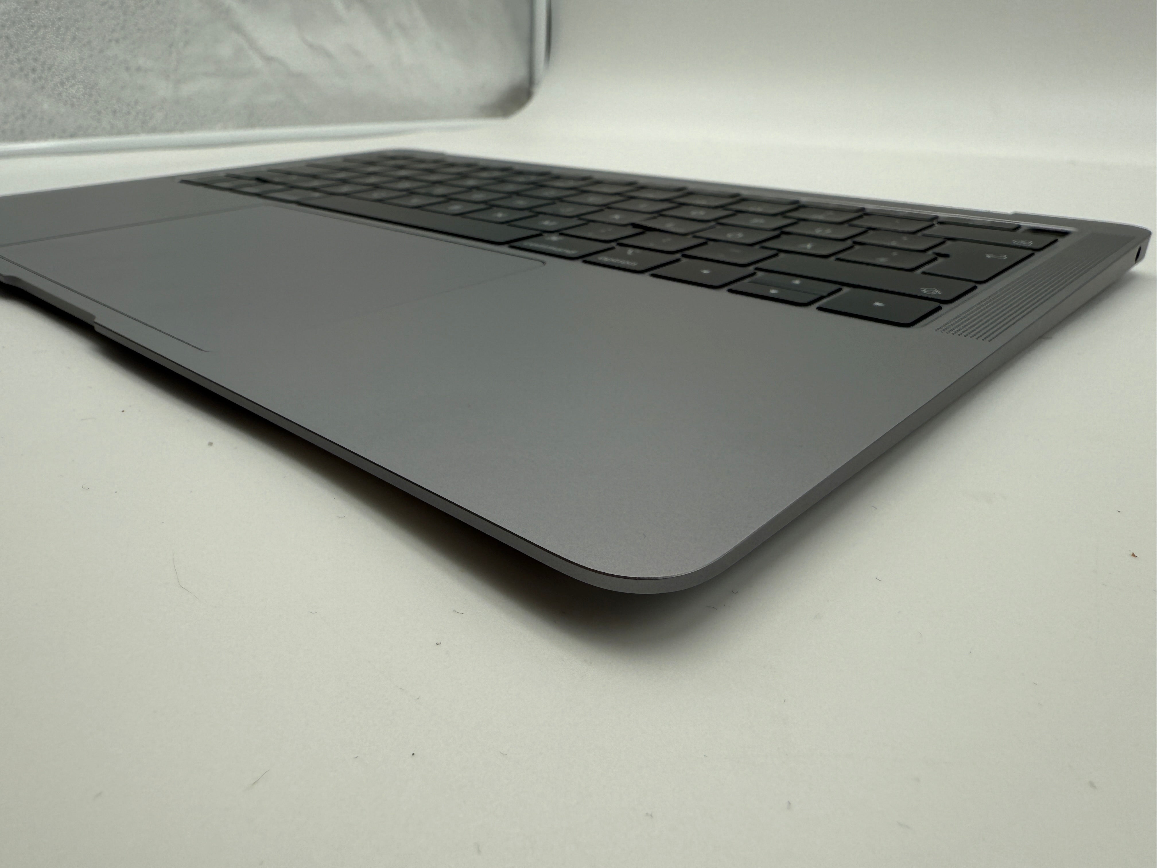 Macbook Air 13" 2018 2019 A1932 Topcase QWERTZ Trackpad Tastatur Grau #T819