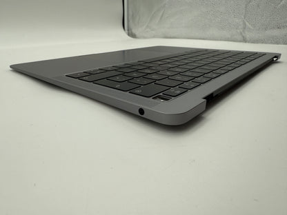 Macbook Air 13" 2018 2019 A1932 Topcase QWERTZ Trackpad Tastatur Grau #T819