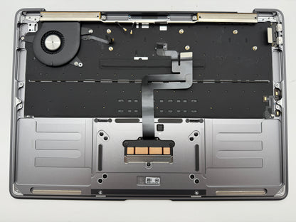 Macbook Air 13" 2018 2019 A1932 Topcase QWERTZ Trackpad Tastatur Grau #T819