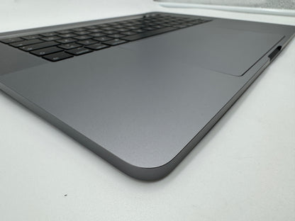 Macbook Pro 15" 2018 2019 A1990 QWERTZ Topcase Trackpad Tastatur Grau #T652