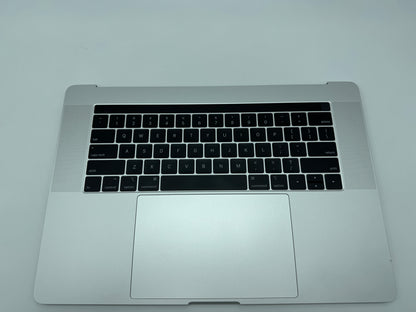 Macbook Pro 15" 2018 2019 A1990 Topcase Trackpad Tastatur Silber #T653