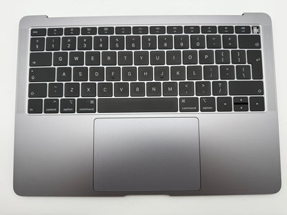 Macbook Air 13" 2018 2019 A1932 Topcase QWERTY Trackpad Tastatur Grau #T835