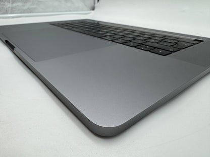 Macbook Pro 15" 2018 2019 A1990 QWERTZ Topcase Trackpad Tastatur Grau #T654