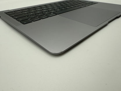 Macbook Air 13" 2018 2019 A1932 Topcase QWERTZ Trackpad Tastatur Grau #T837
