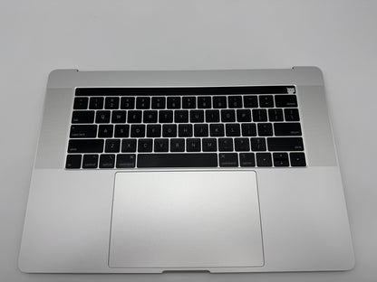 Macbook Pro 15" 2018 2019 A1990 Topcase Trackpad Tastatur Silber #T655