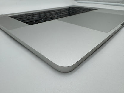 Macbook Pro 15" 2018 2019 A1990 Topcase Trackpad Tastatur Silber #T655