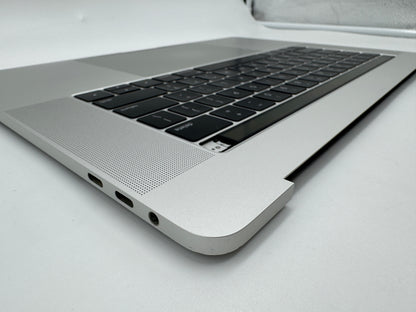 Macbook Pro 15" 2018 2019 A1990 Topcase Trackpad Tastatur Silber #T655