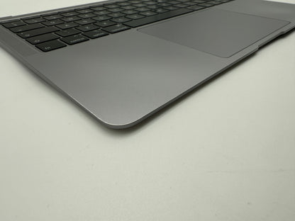Macbook Air 13" 2018 2019 A1932 Topcase QWERTY Trackpad Tastatur Grau #T838