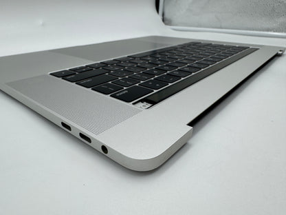 Macbook Pro 15" 2018 2019 A1990 Topcase Trackpad Tastatur Silber #T656