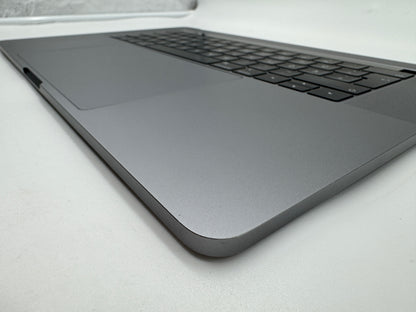 Macbook Pro 15" 2018 2019 A1990 QWERTZ Topcase Trackpad Tastatur Grau #T657