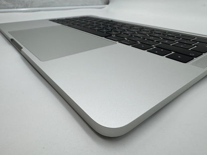 Macbook Pro 13" A1989 2018 2019 Topcase Tastatur QWERTZ Trackpad Silber #T659