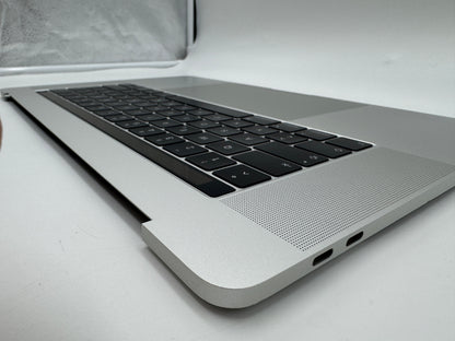 Macbook Pro 15" 2018 2019 A1990 Topcase Trackpad Tastatur Silber #T658