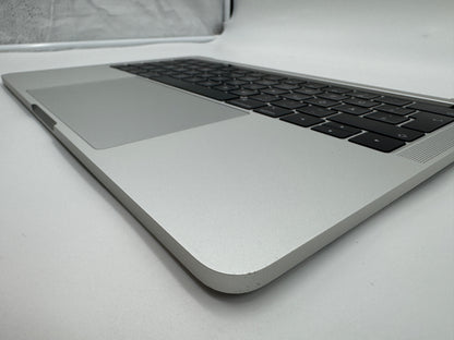 Macbook Pro 13" A1989 2018 2019 Topcase Tastatur QWERTZ Trackpad Silber #T660