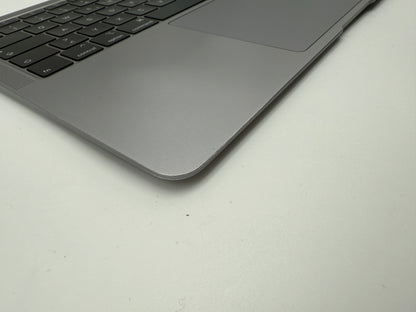 Macbook Air 13" 2018 2019 A1932 Topcase QWERTZ Trackpad Tastatur Grau #T840