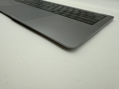 Macbook Air 13" 2018 2019 A1932 Topcase QWERTZ Trackpad Tastatur Grau #T840