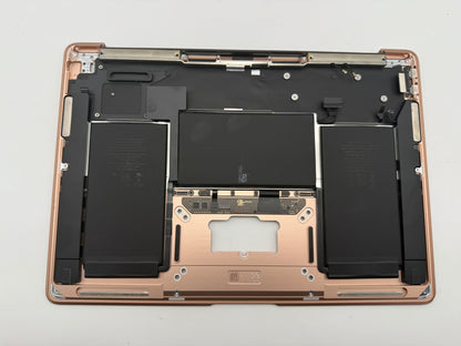 MacBook Air 13" 2020 A2337 Topcase QWERTZ Akku Tastatur Gold #T845