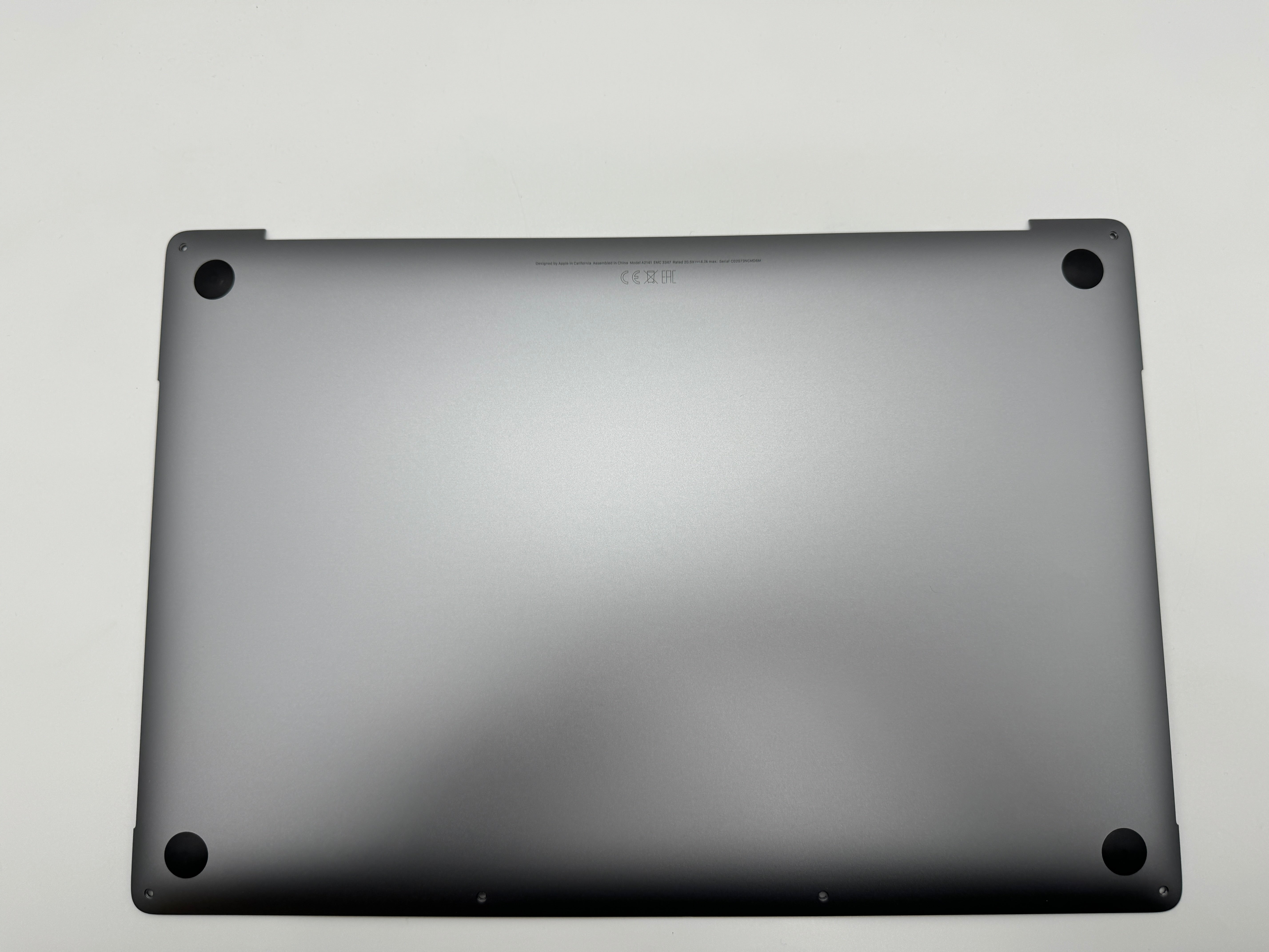 MacBook Pro 16" 2019 A2141 Spacegrau Bodenplatte Bottom Case