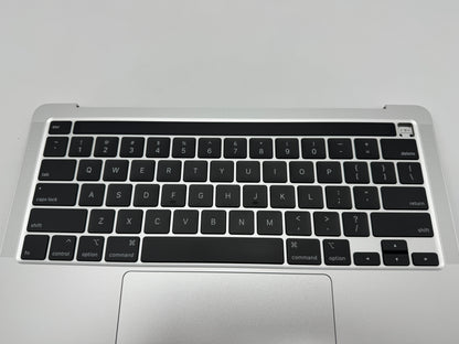 Macbook Pro 13" A2251 2020 QWERTY US Topcase Tastatur Trackpad Silber #T394