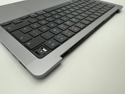 Macbook Pro 14" 2021 A2442 Topcase QWERTZ Tastatur Spacegrau #T849