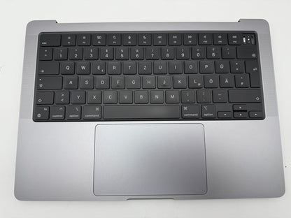 Macbook Pro 14" 2021 A2442 Topcase QWERTZ Tastatur Spacegrau #T852