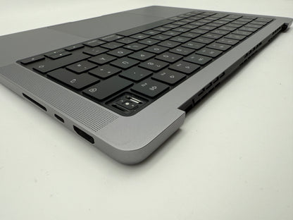 Macbook Pro 14" 2021 A2442 Topcase QWERTZ Tastatur Spacegrau #T852