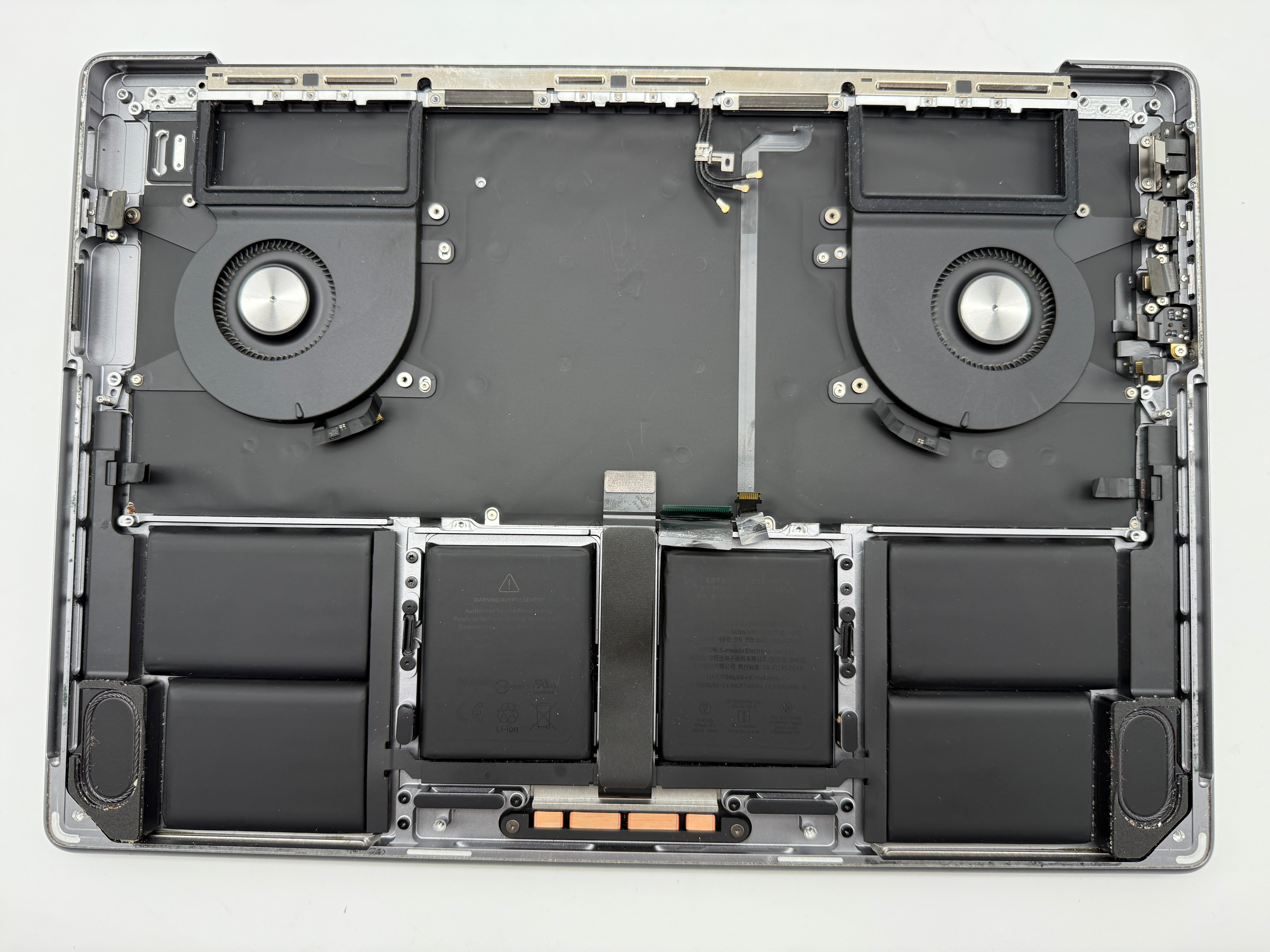 Macbook Pro 14" 2021 A2442 Topcase QWERTZ Tastatur Spacegrau #T852