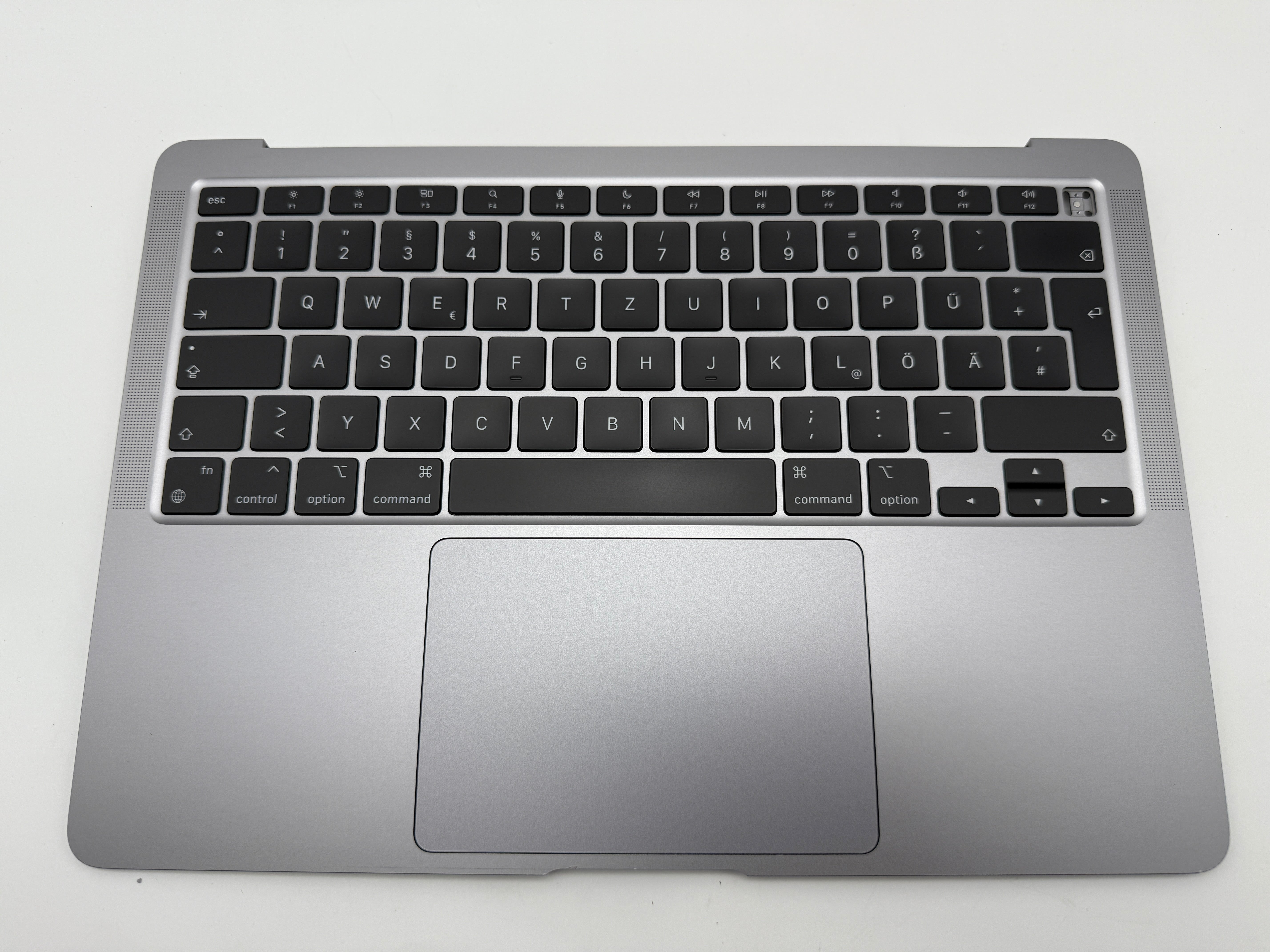 MacBook Air 13" 2020 A2337 Topcase QWERTZ Akku Tastatur Grau #T854