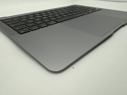 MacBook Air 13" 2020 A2337 Topcase QWERTZ Akku Tastatur Grau #T854