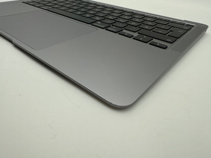 MacBook Air 13" 2020 A2337 Topcase QWERTZ Akku Tastatur Grau #T854