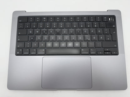 Macbook Pro 14" 2021 A2442 Topcase QWERTZ Tastatur Spacegrau #T855