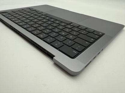 Macbook Pro 14" 2021 A2442 Topcase QWERTZ Tastatur Spacegrau #T855
