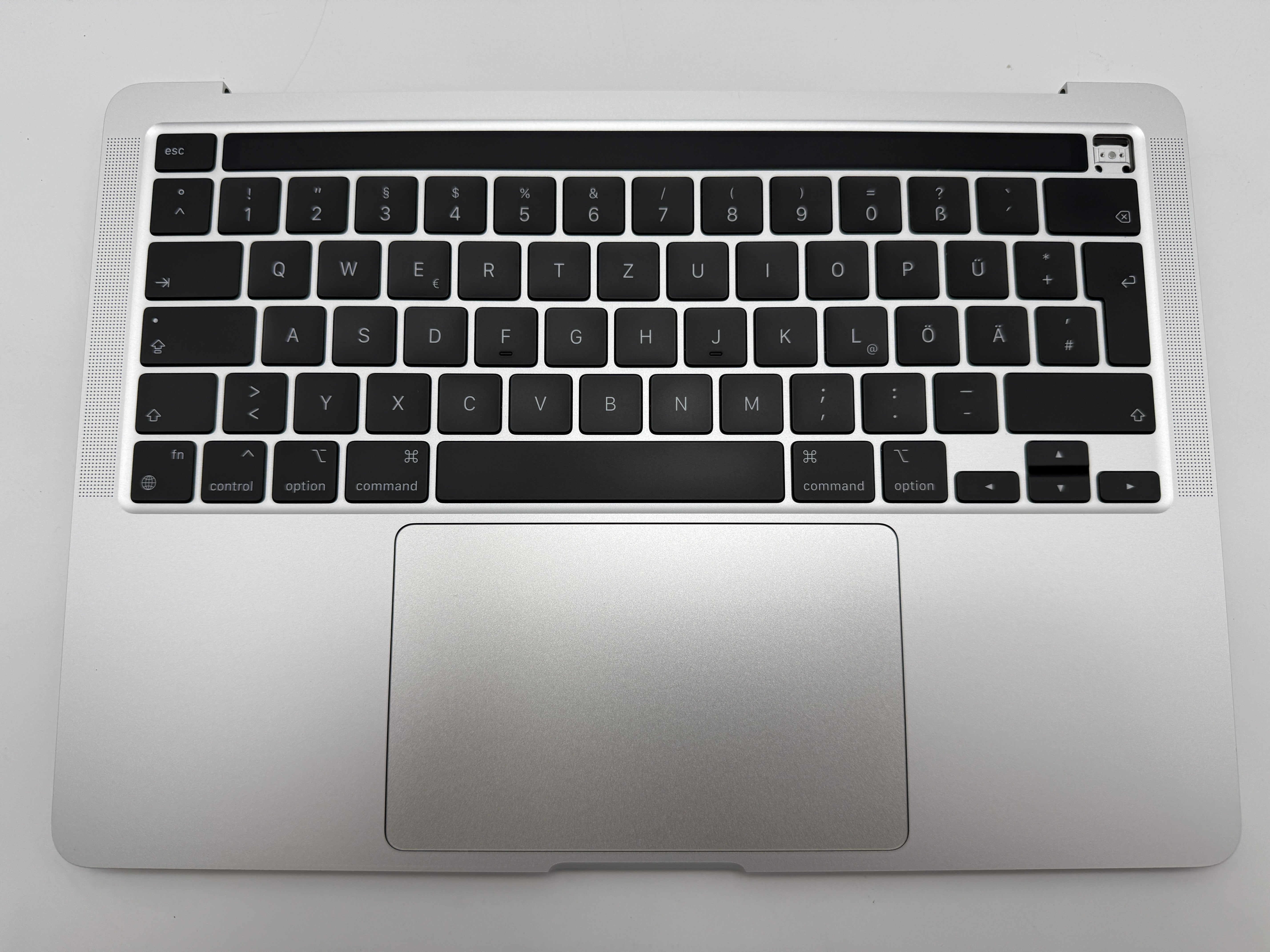 Macbook Pro 13" 2020 A2338 Topcase Akku Tastatur Silber #T856