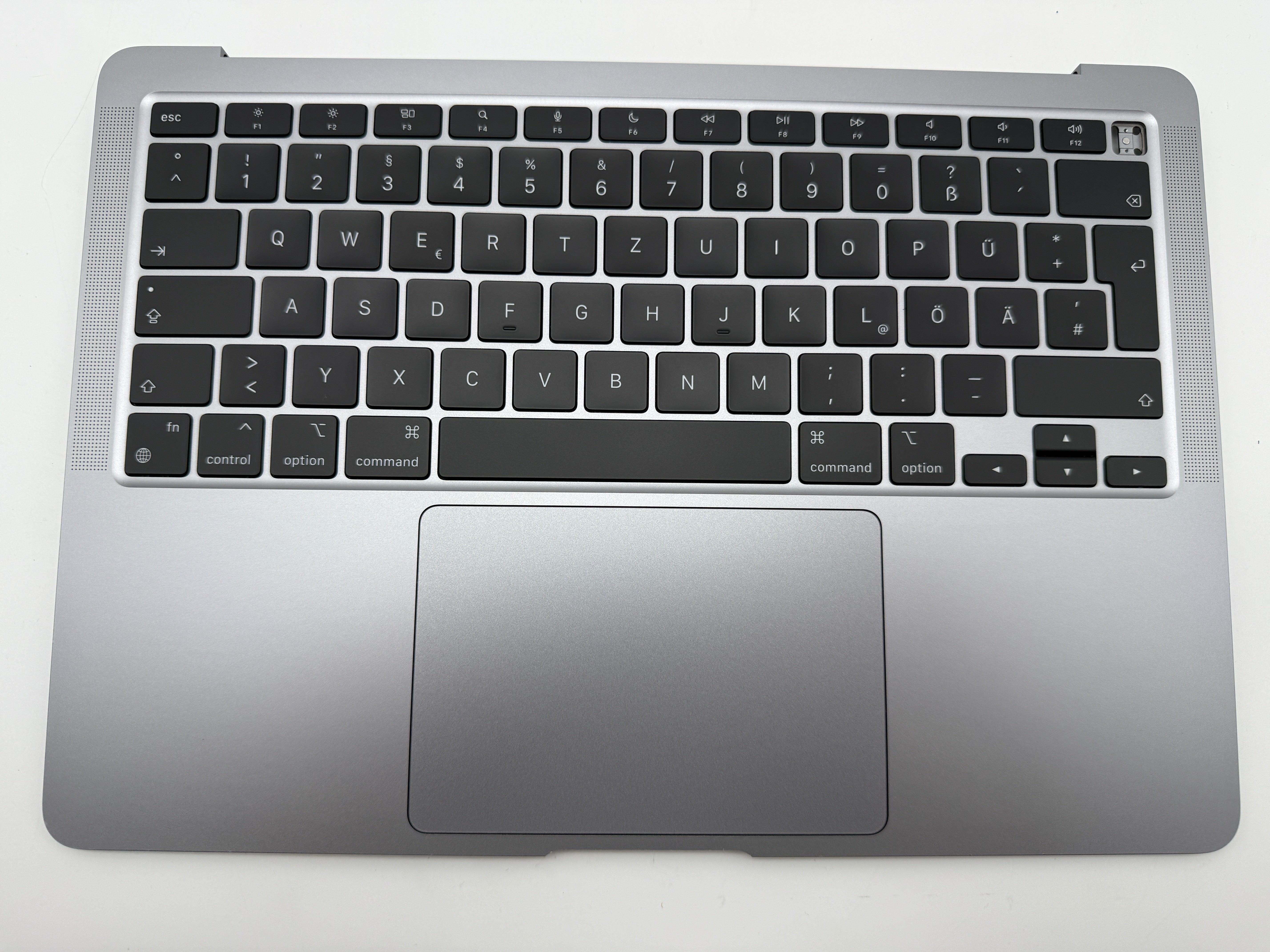 MacBook Air 13" 2020 A2337 Topcase QWERTZ Akku Tastatur Grau #T857