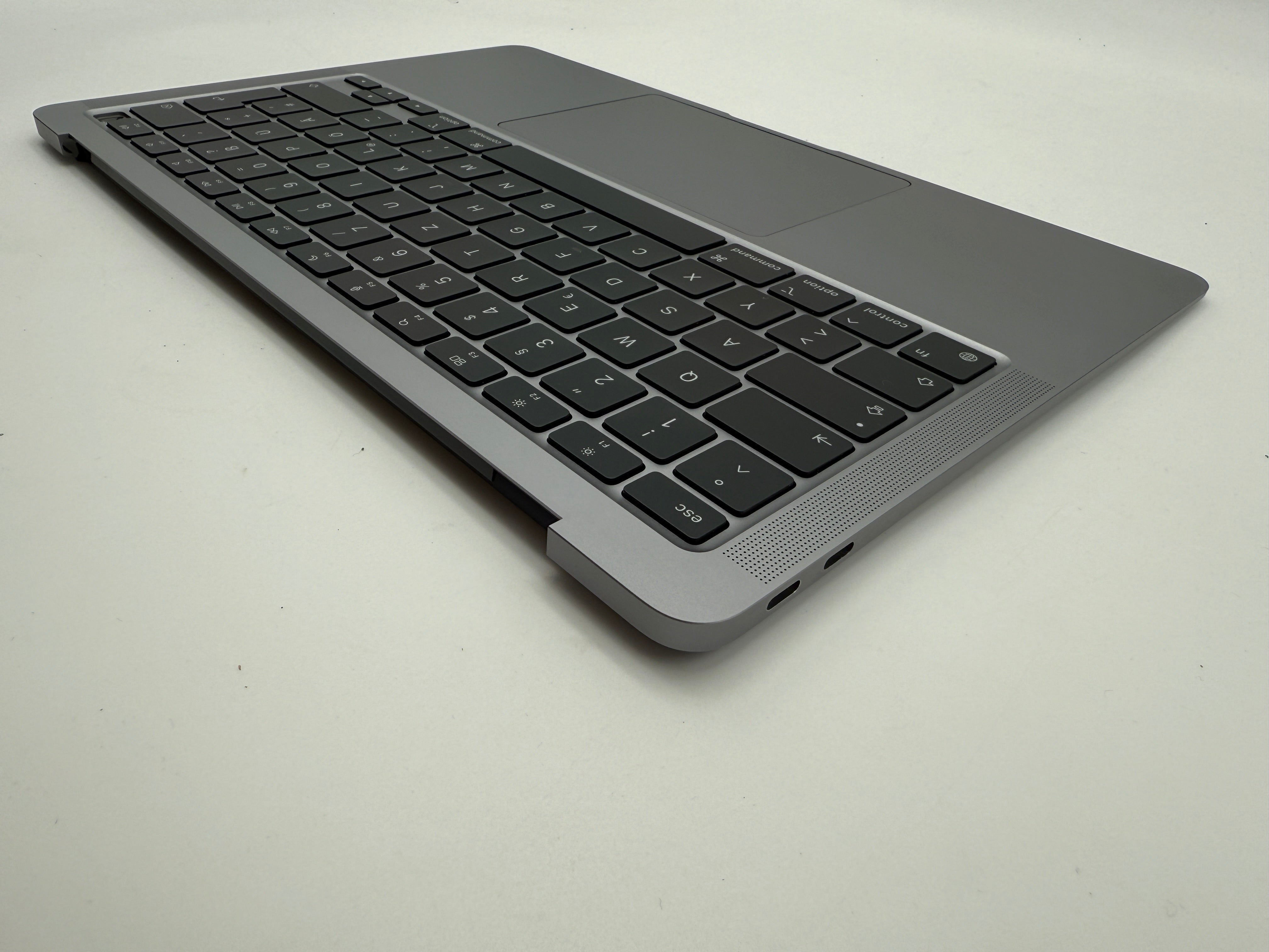 MacBook Air 13" 2020 A2337 Topcase QWERTZ Akku Tastatur Grau #T857