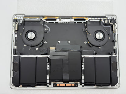 Macbook Pro 13" A2251 2020 Topcase QWERTZ Akku Tastatur Silber #T858