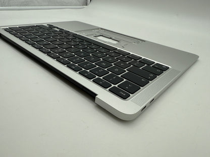 MacBook Air 13" 2020 A2337 Topcase QWERTZ Akku Tastatur Silber #T859