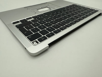 MacBook Air 13" 2020 A2337 Topcase QWERTZ Akku Tastatur Silber #T859
