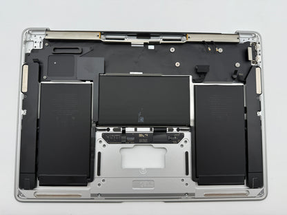MacBook Air 13" 2020 A2337 Topcase QWERTZ Akku Tastatur Silber #T859