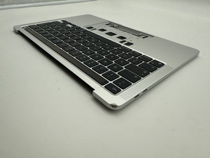 Macbook Pro 13" 2020 A2338 Topcase Akku Tastatur Silber #T860